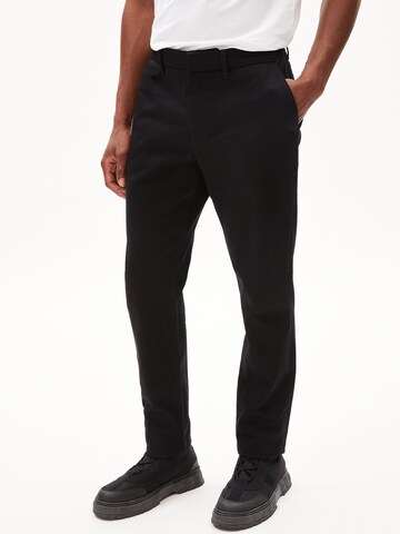 ARMEDANGELS Tapered Hose 'Alvaro' in Schwarz: Vorderseite