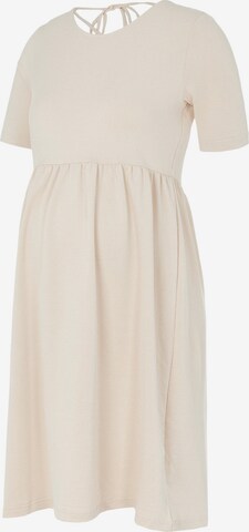 MAMALICIOUS Dress 'Elly' in Beige: front