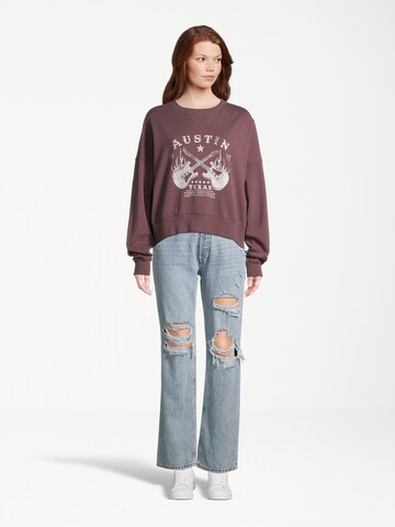 AÉROPOSTALE Sweatshirt i röd