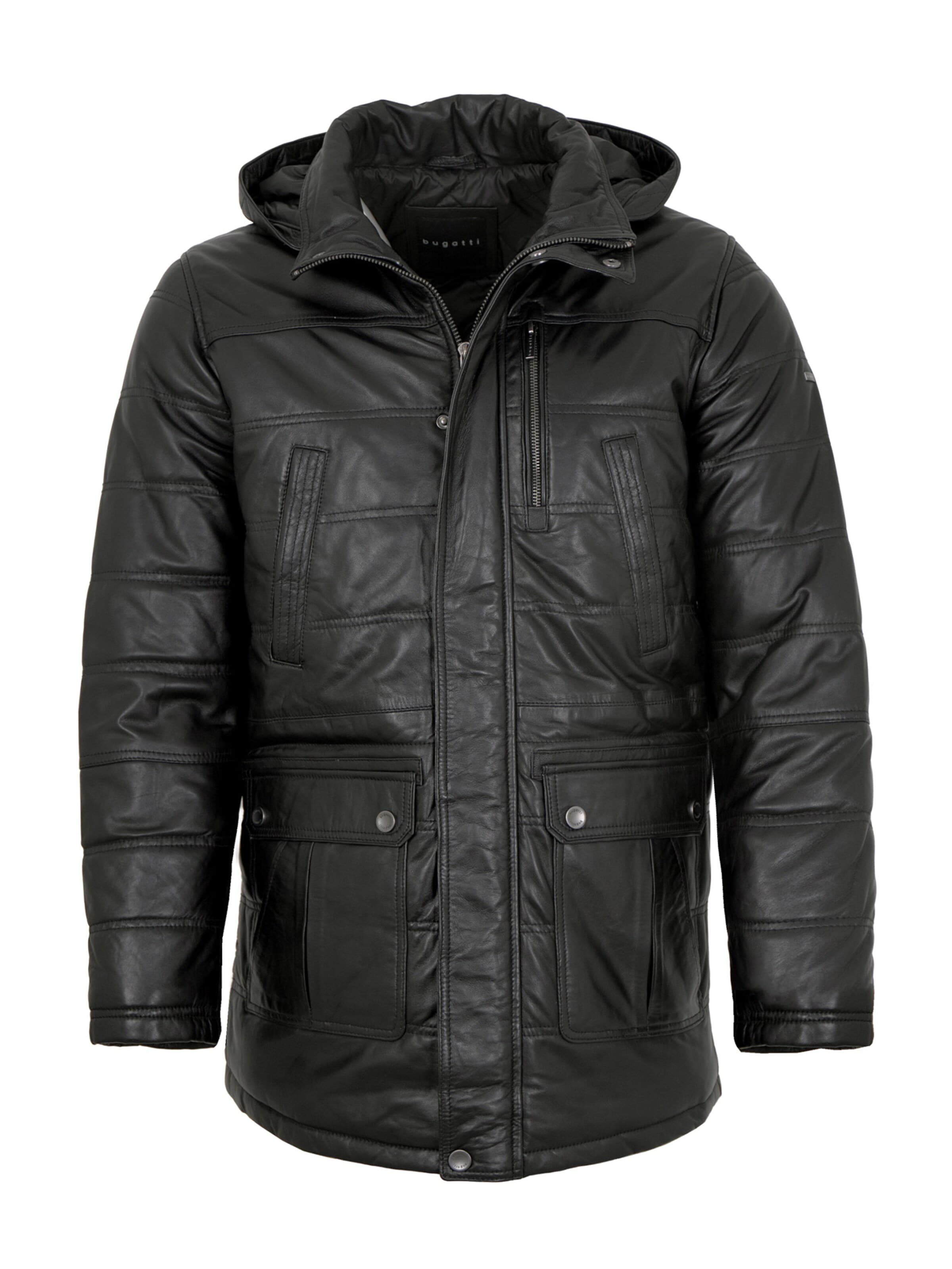 bugatti - Chaqueta de entretiempo 'Thunder' en negro: frente