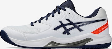 Chaussure de sport ASICS en blanc : devant