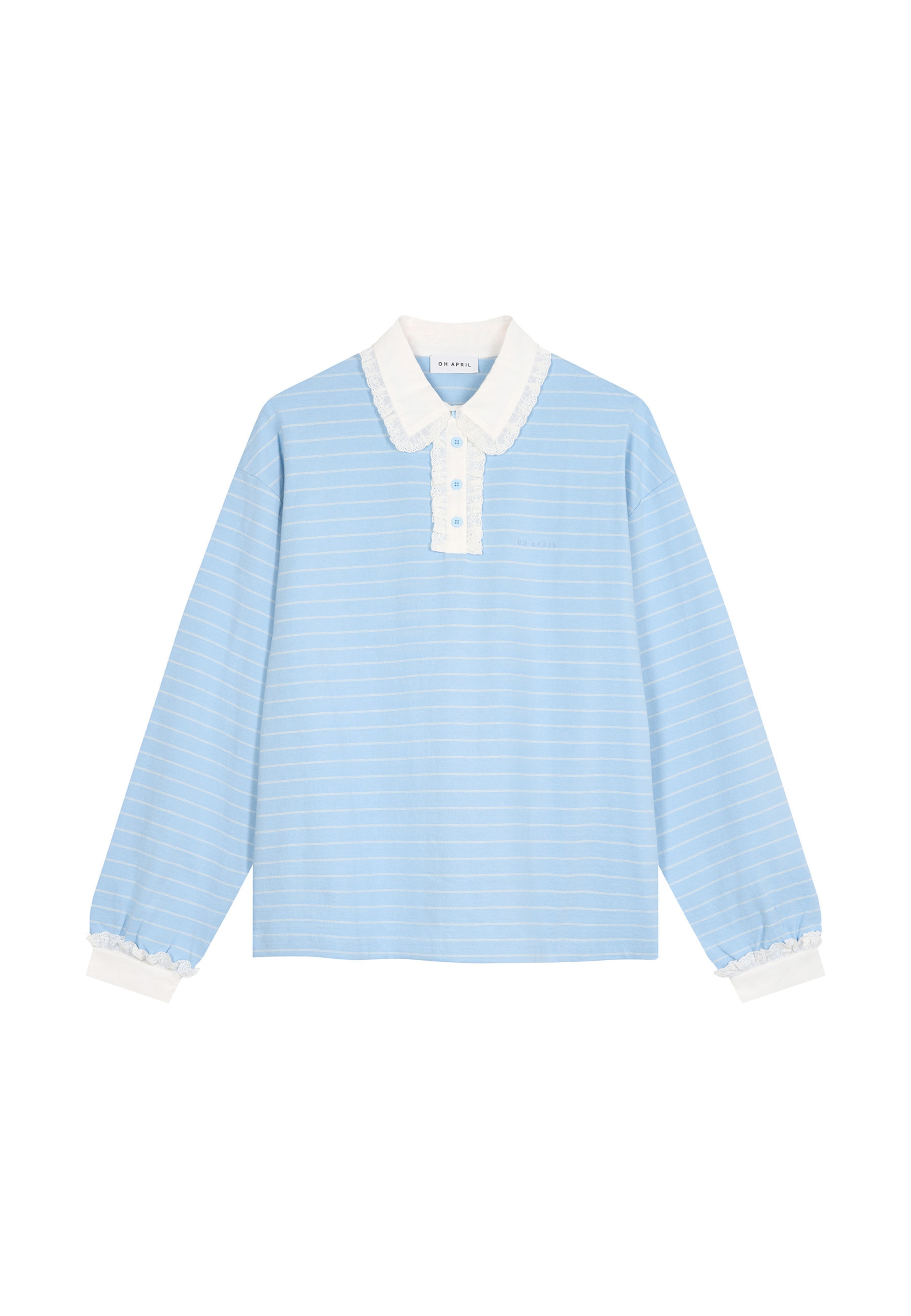 OH APRIL Shirt 'Jolina' in Blue: front