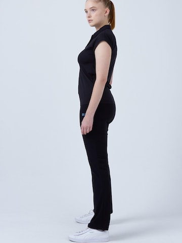 SPORTKIND Funktionsshirt 'Polo Shirt Loose-Fit'‌‌‌‌‌‌‌‌ in Schwarz