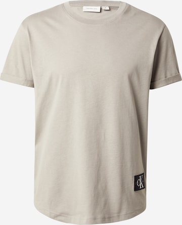 Calvin Klein Jeans - Camiseta en beige: frente