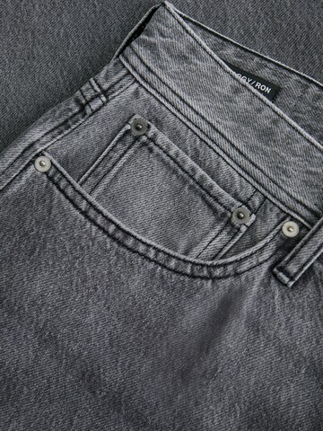 JACK & JONES Широка кройка Дънки 'JJIRON JJORIGINAL' в сиво