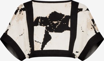 Csillag Zsuzsi - Top 'Rome Sleeve' en negro: frente