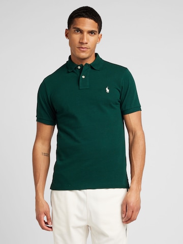 Coupe regular T-Shirt Polo Ralph Lauren en vert : devant