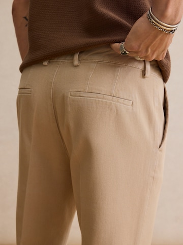 DAN FOX APPAREL Regular Trousers 'Jannek' in Beige