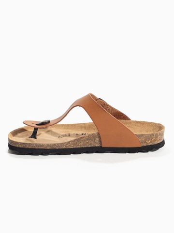 Bayton T-bar sandals 'MELIA' in Brown