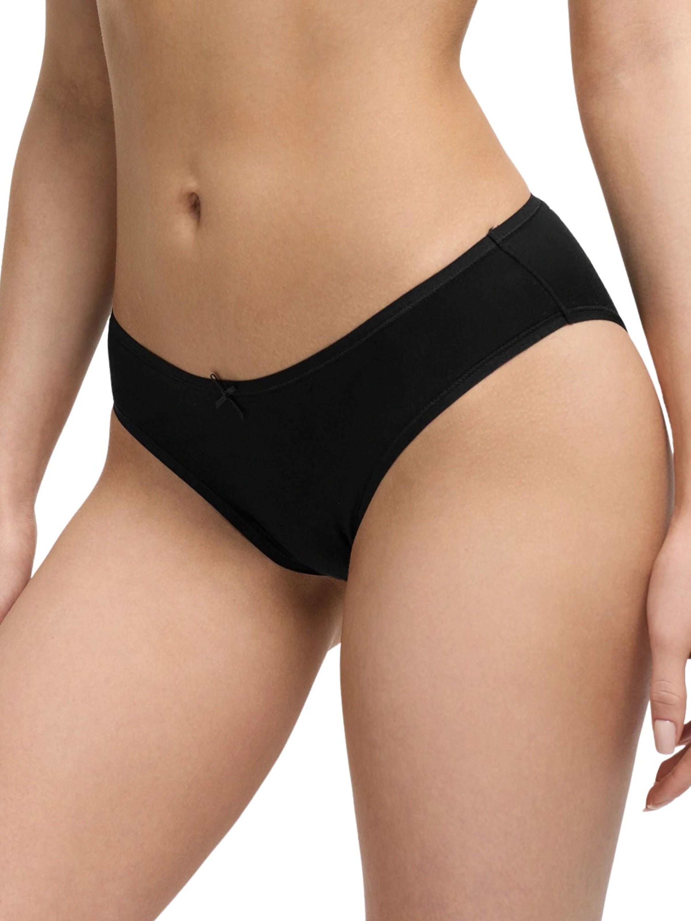 cfab (formerly creamy fabrics) Panty 'Basic Cotton Slip' in Black