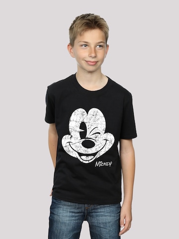 F4NT4STIC T Shirt 'Micky Maus Mickey' in Schwarz: predná strana