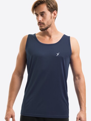 cflex Performance Shirt 'Collection' in Blue: front
