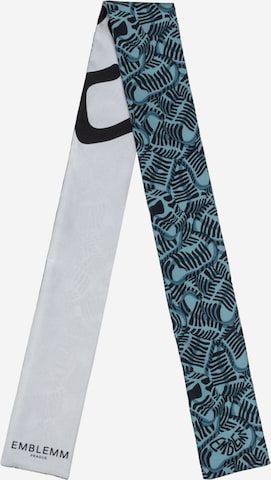 EMBLEMM Sjaal 'Liquid Mic' in Blauw: voorkant