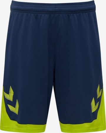 Hummel Sportshorts 'Lead Poly' in Blau: predná strana