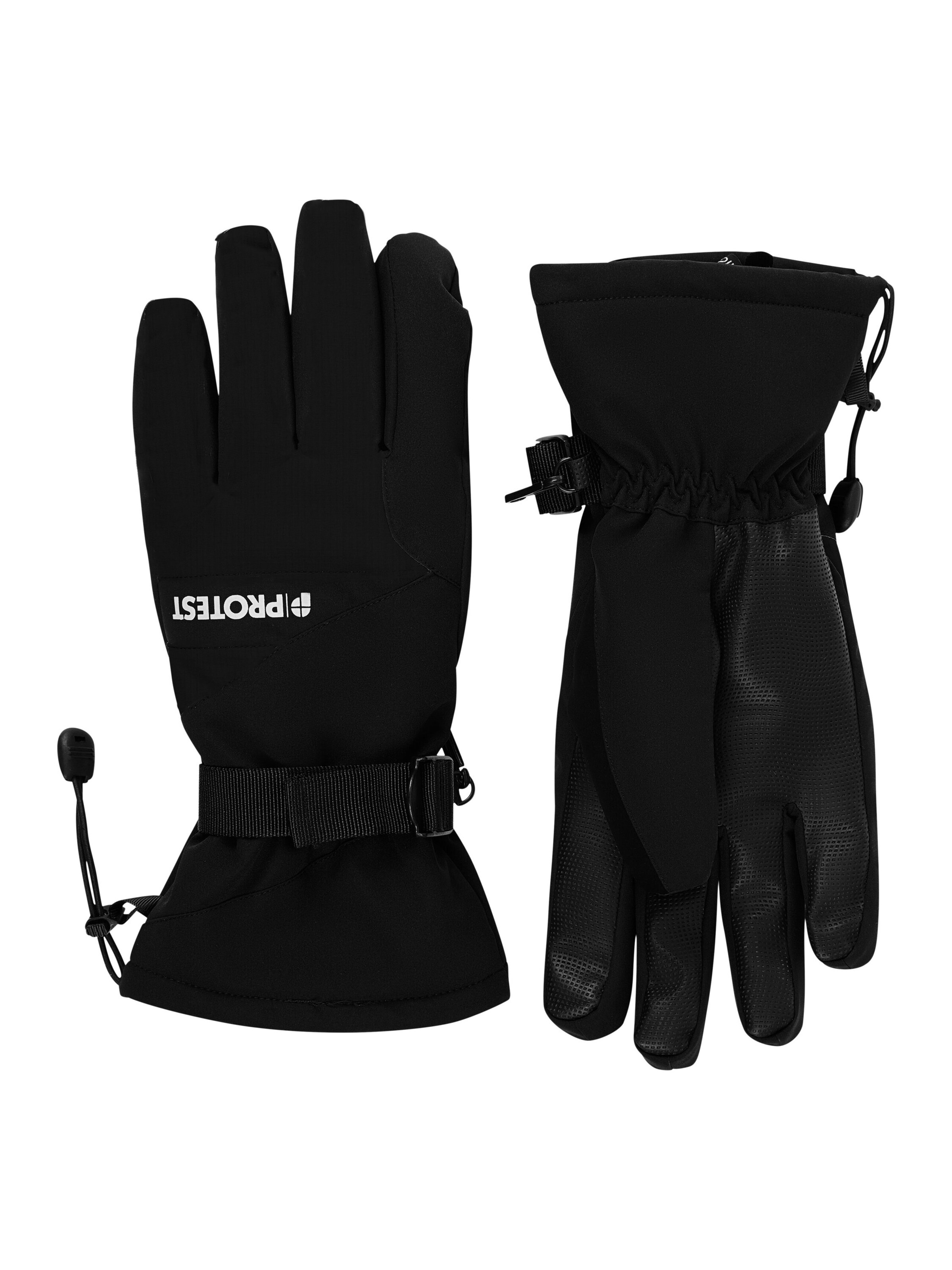 PROTEST Sports gloves 'PRTShape' in Black: front