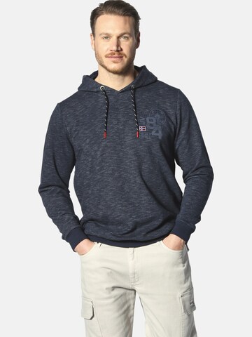 Jan Vanderstorm Sweatshirt 'Amund' in Blauw: voorkant