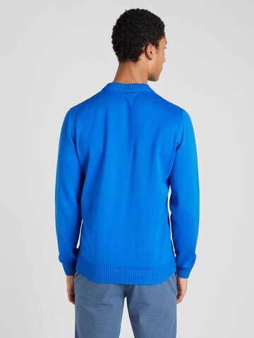 HUGO Пуловер 'San Cosmo' в синьо