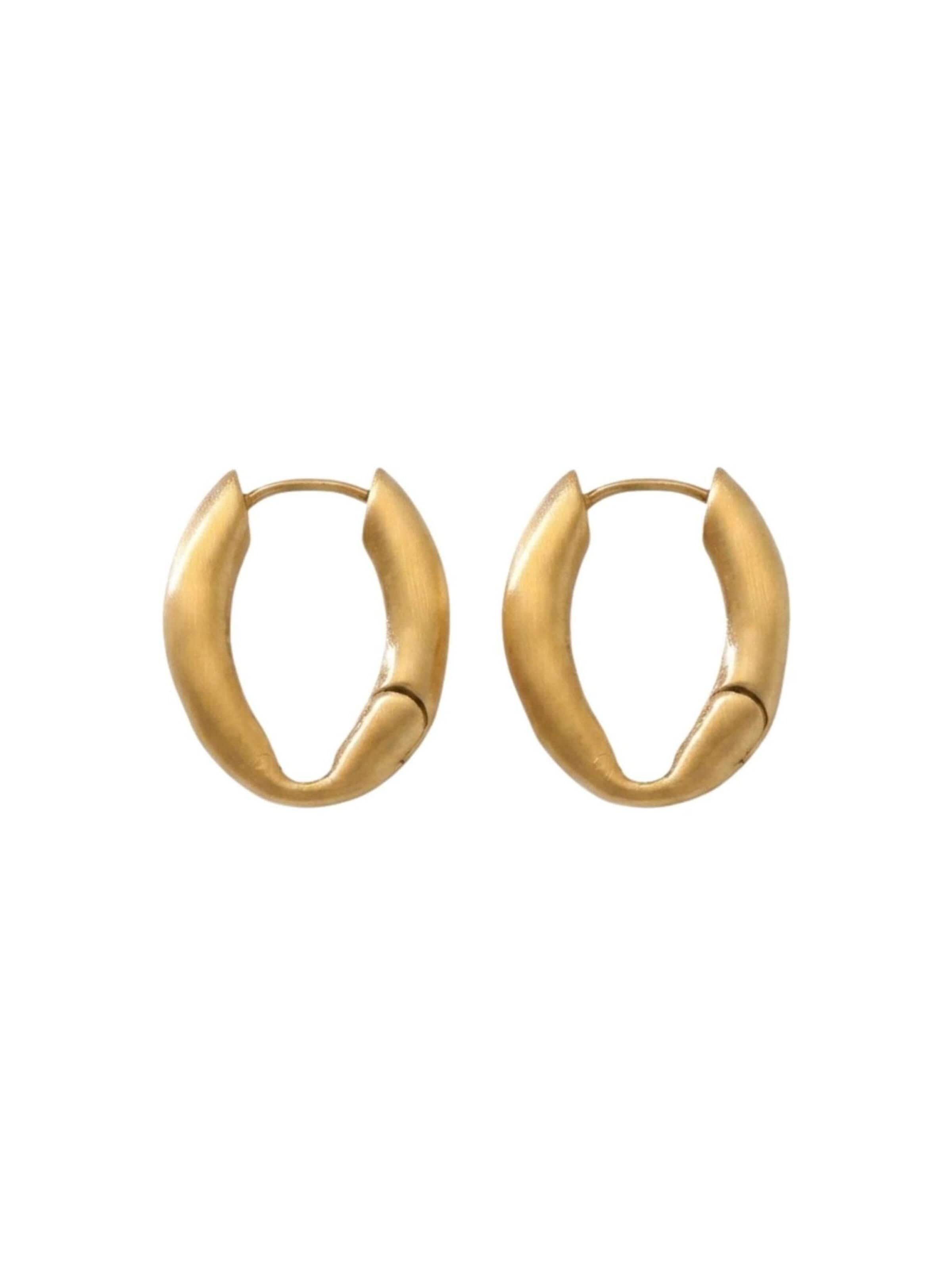 Orecchini di DNSK Copenhagen in oro: frontale