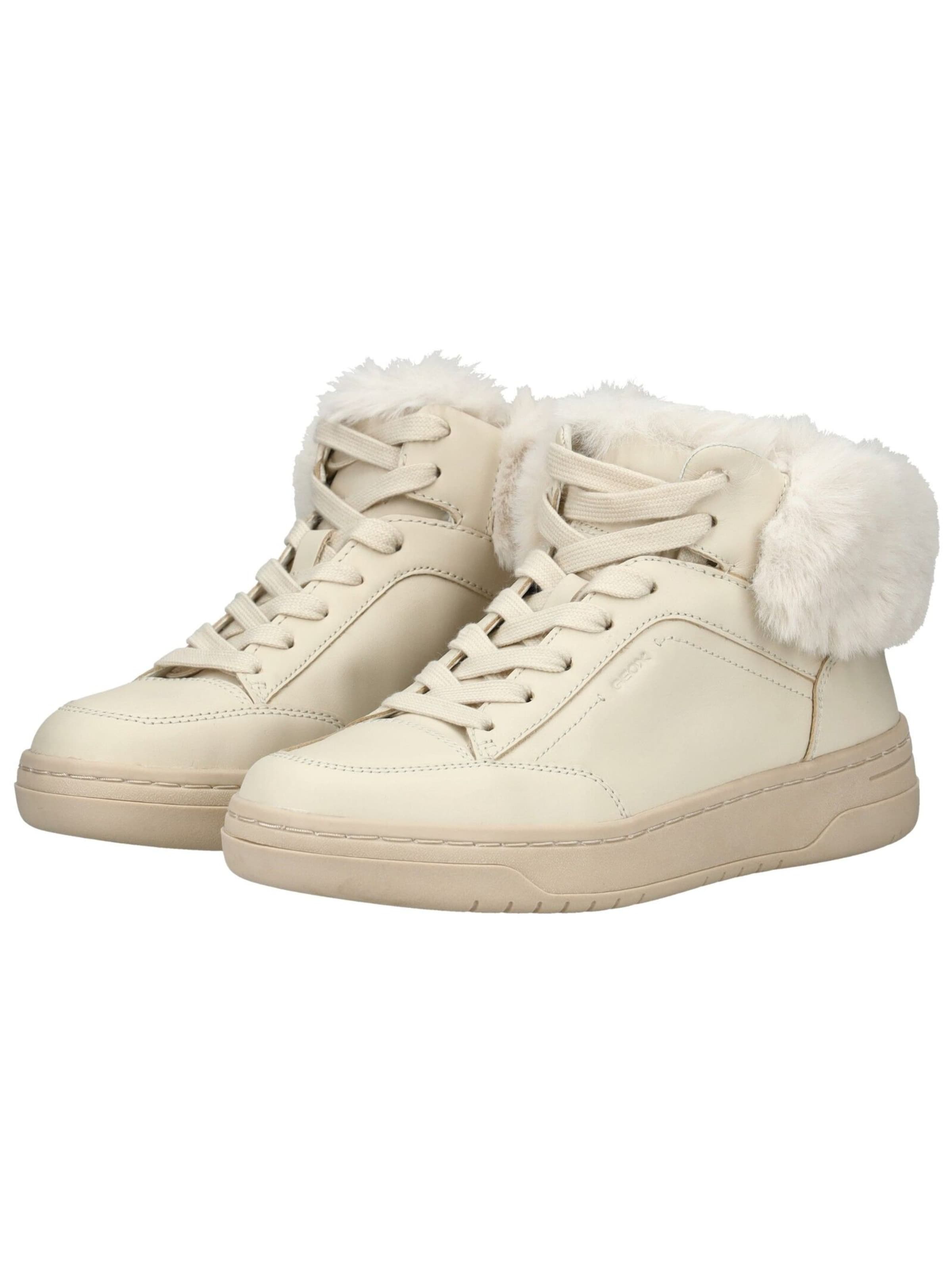 GEOX High-Top Sneakers in White