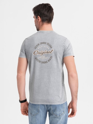 Ombre Shirt in Grijs