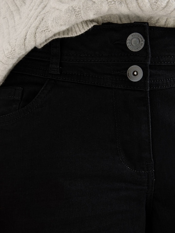 CECIL Wide leg Jeans 'Neele' in Black