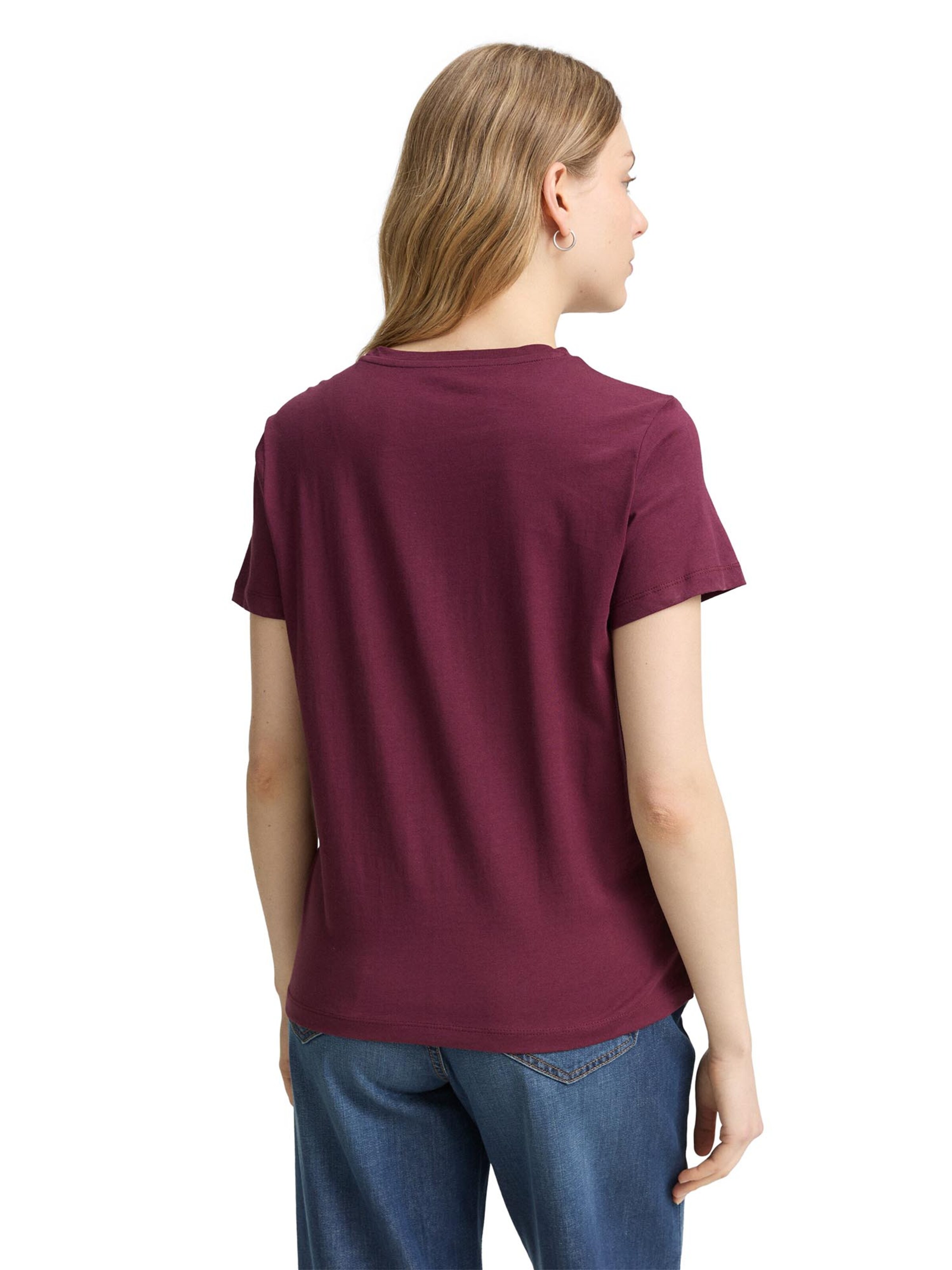 TOM TAILOR Majica | rdeča barva