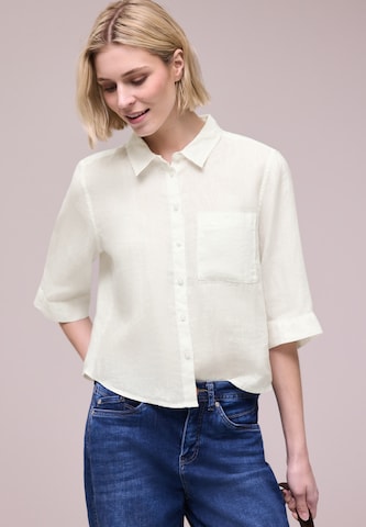 STREET ONE Blouse in Wit: voorkant
