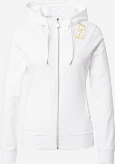 EA7 Emporio Armani Dressipluus 'FELPA' Kuld / valge, Tootevaade