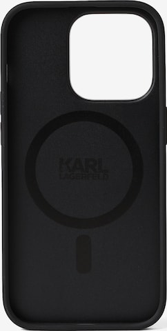 juoda Karl Lagerfeld Išmaniojo telefono dėklas