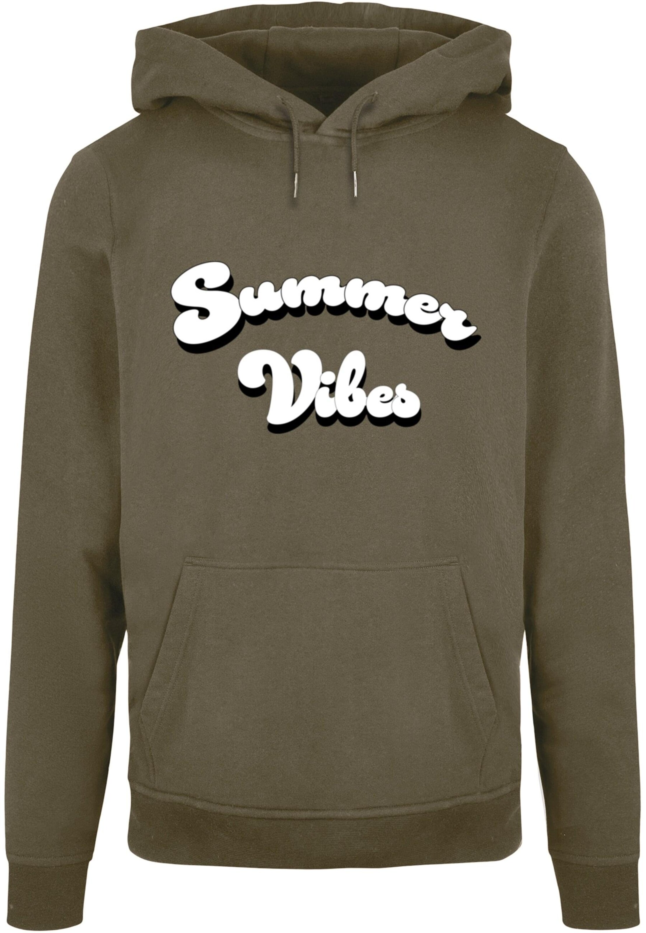 Sweat-shirt 'Summer Vibes' Merchcode en vert : devant