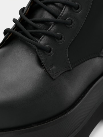 REPLAY Lace-Up Ankle Boots in Black