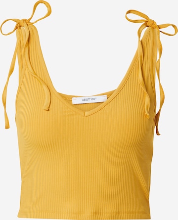 ABOUT YOU Top 'Marika' in Yellow: front