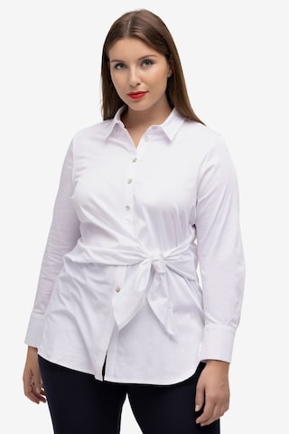 Ulla Popken Blouse in Wit: voorkant