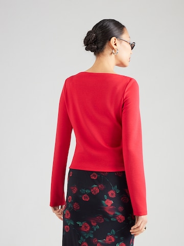 VERO MODA Shirt 'VMMILLE' in Rood