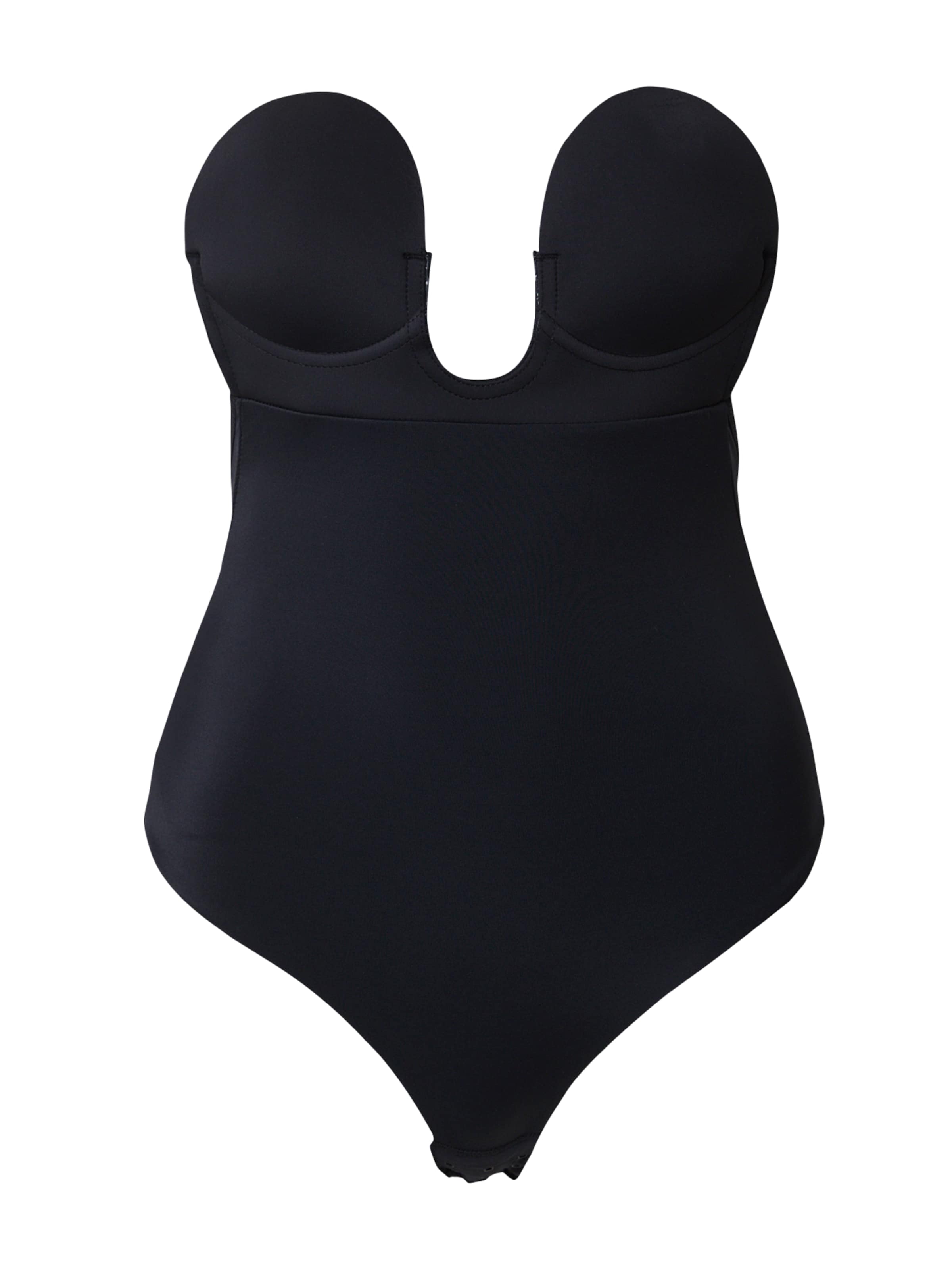 MAGIC Bodyfashion Korrigeeriv bodi 'Luve', värv must: eest vaates