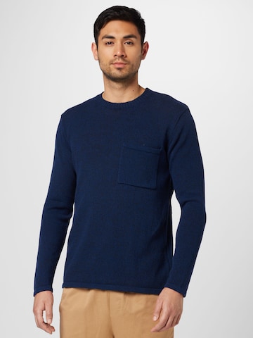 Hailys Men Sweater 'Romeo' in Blue: front