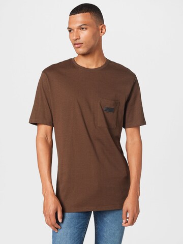 !Solid Shirt 'Vicente' in Brown: front