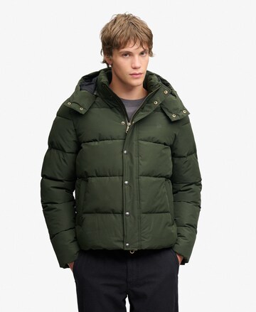 Veste d’hiver Superdry & Co en vert : devant