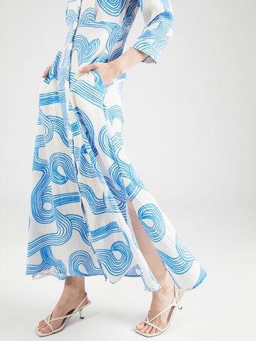 Robe-chemise OBJECT en bleu