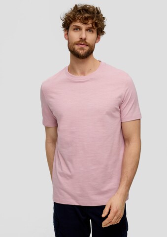 s.Oliver T-shirt i rosa: framsida