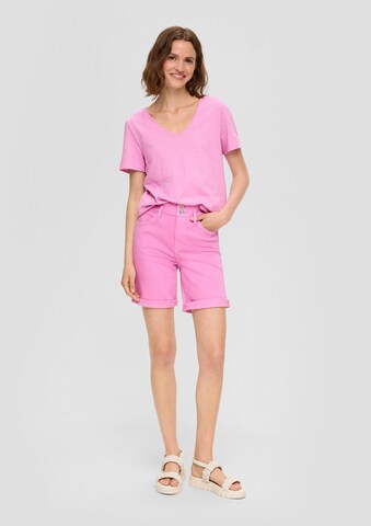 Coupe slim Jean 'Betsy' s.Oliver en rose