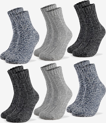 Occulto Socks 'Niki' in Grey: front