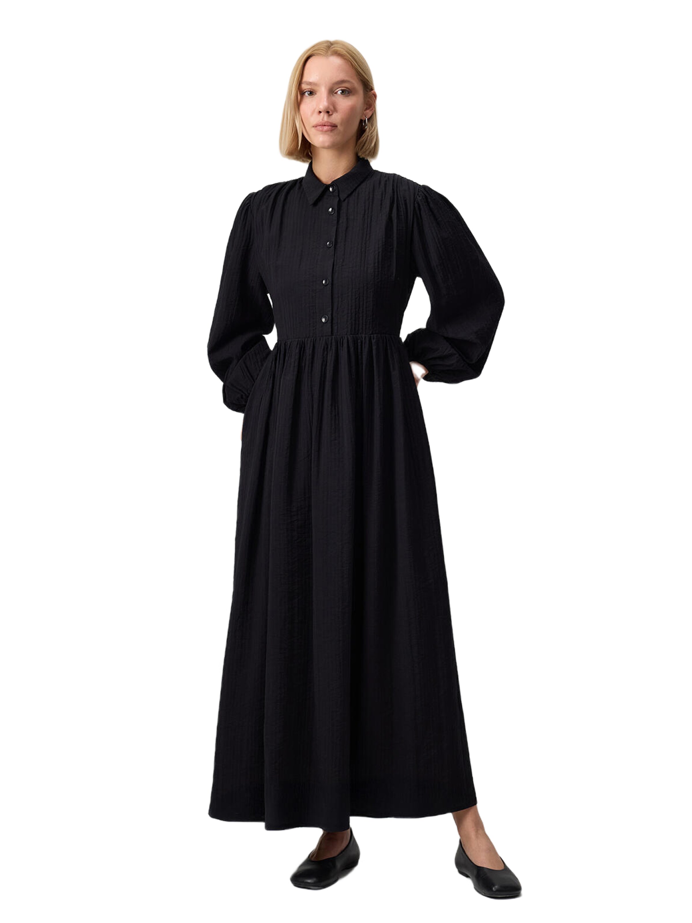 Touche Prive Jurk in Zwart: voorkant