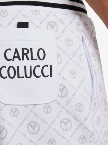 Effilé Pantalon Carlo Colucci en blanc