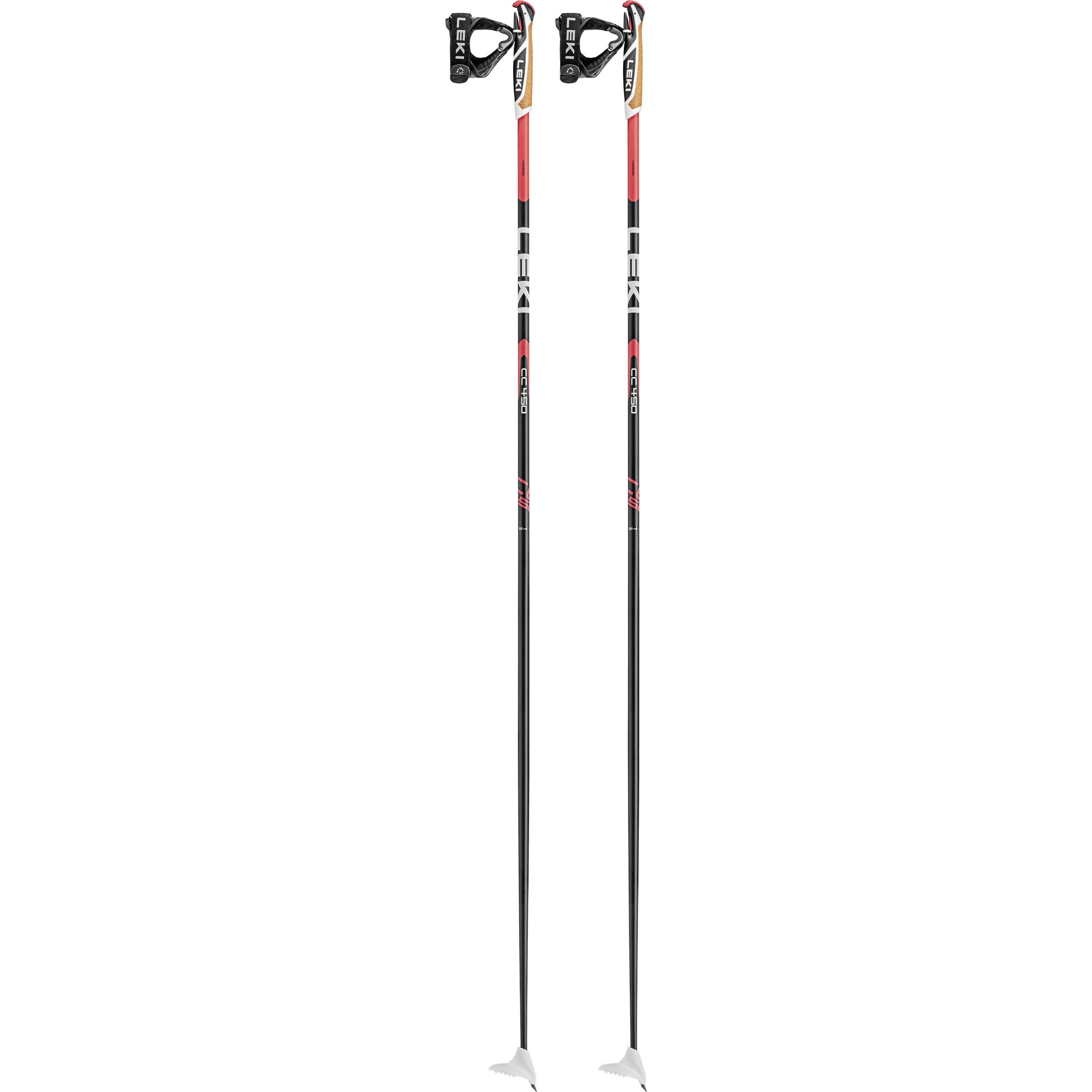 LEKI Stock 'CC 450' in Schwarz: Vorderseite