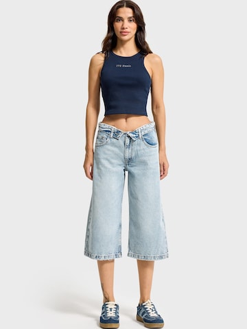 IT'S BASIC Regular Jeans 'BERMUDA DENIM SHORT' in Blauw
