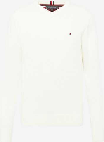 Pull-over TOMMY HILFIGER en blanc : devant