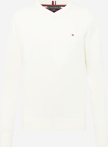 Pull-over TOMMY HILFIGER en blanc : devant