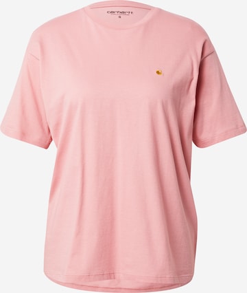 Carhartt WIP T-Shirt 'Chase' in Pink: predná strana