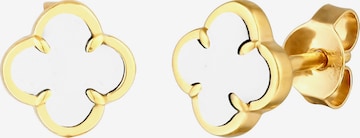 auksinė ELLI Auskarai 'Kleeblatt': priekis